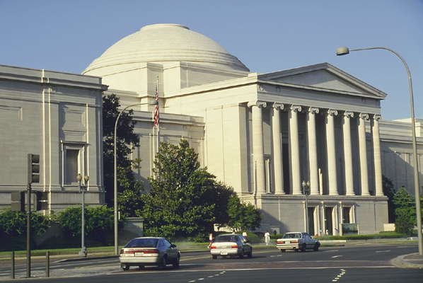 Вид на Национальную галерею. Вашингтон.
