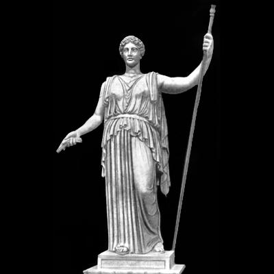Немесида. Римская мраморная копия с греческого оригинала Агоракрита (ок. 430 до н.э.). Ватиканские музеи.