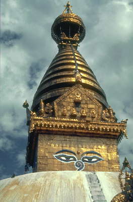 Непал. Буддийский храм в Катманду.