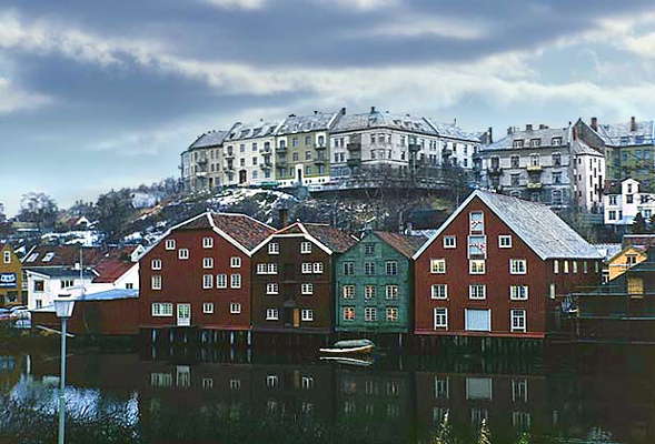 Норвегия. Город Хаммерфест.