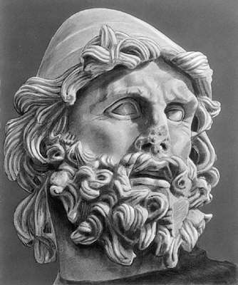 Одиссей. Фрагмент скульптурной группы. Мрамор. Кон. 2 в. до н.э. Археологический музей. Сперлонга.