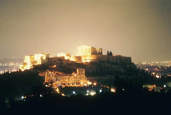 Акрополь в Афинах.
