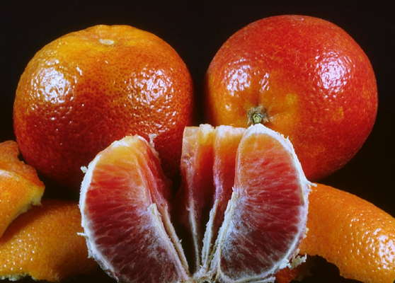 Красные апельсины.