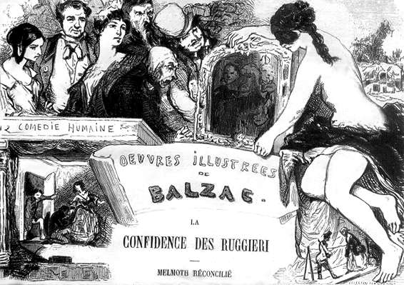 Заставка к сочинениям О. де Бальзака. Париж. 1840-е гг.