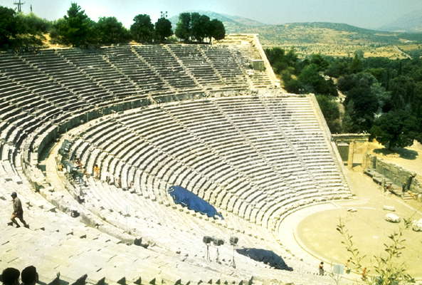 Арена в древнегреческом театре.