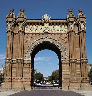 Триумфальная арка. Барселона.