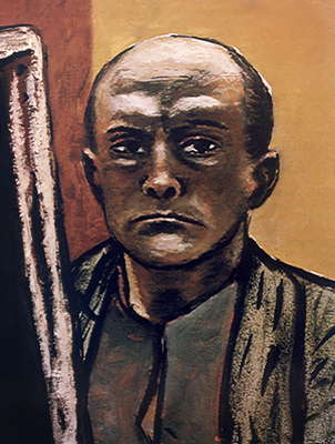 М. Бекман. Автопортрет в желтой куртке. Частное собрание. М. Бекман. Автопортрет в желтой куртке. Частное собрание.