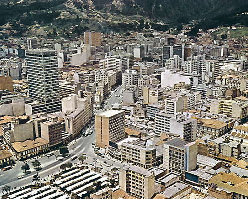 Богота. Вид города.