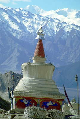 Буддийская молельня в Тибете.