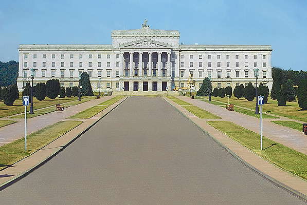 Великобритания. Парламент в Белфасте, Северная Ирландия.