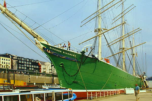 Гамбург. Корабль-музей Рикмер Рикменс.