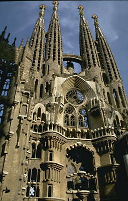 А. Гауди. Собор Ла Саграда Фамилия. Барселона, Испания.