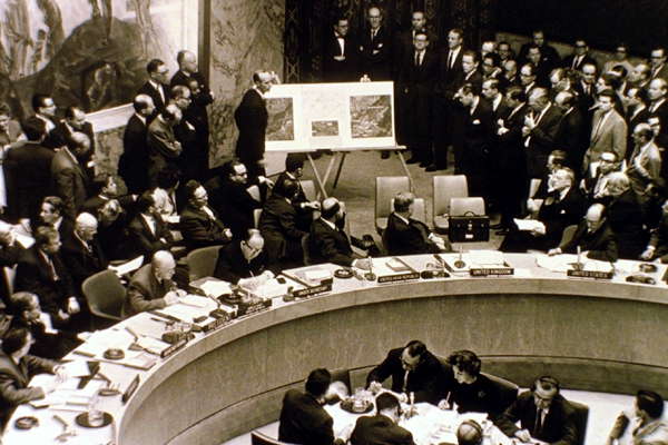 Генеральная Ассамблея ООН. Дебаты по Карибскому кризису, 25 октября 1962.