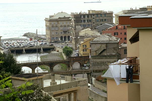 Генуя. Приморская часть города.
