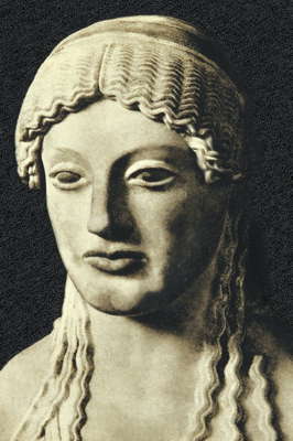 Древняя Греция. Статуя женщины из музея в Акрополе.