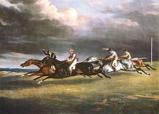 Теодор Жерико. Скачки в Эпсоме.