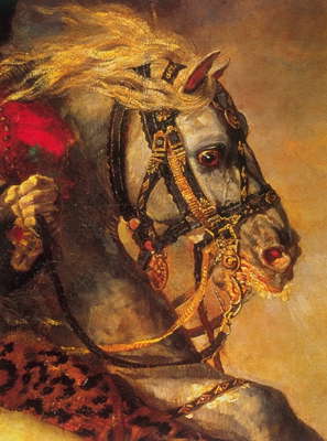 Теодор Жерико. Голова лошади.