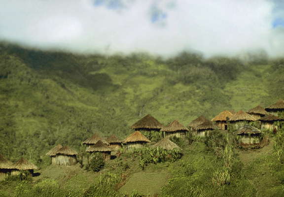 Индонезия. Высокогорная деревня.