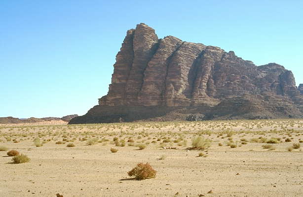 Иордания. Пустынный пейзаж, Вади Рум.