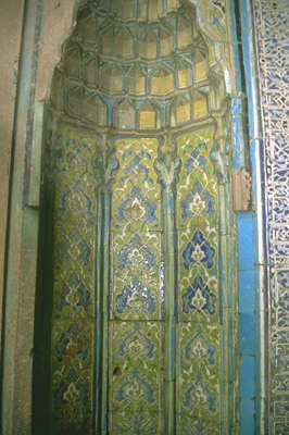 Мечеть в Бурсе, Турция. Ниша для совершения намаза.