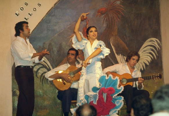 Канте фламенко. Фестиваль в Севилье, Испания.