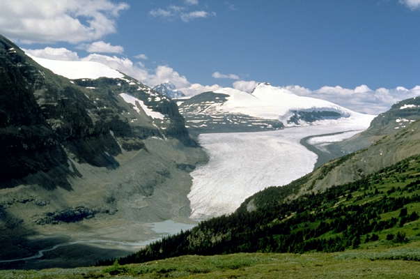 Ледник Саскачеван. Провинция Альберта, Канада.