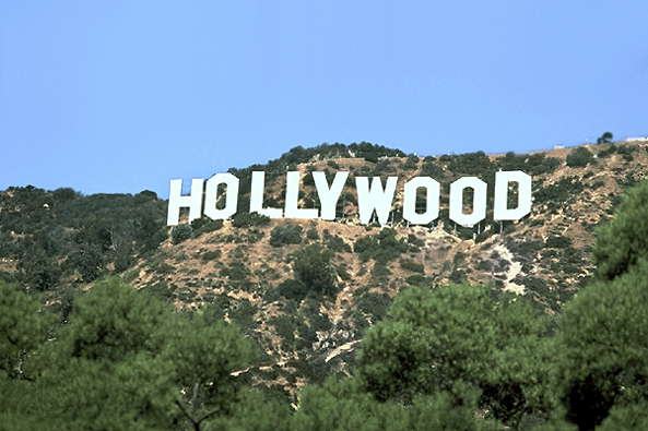 Лос-Анджелес. Вид на Голливуд.