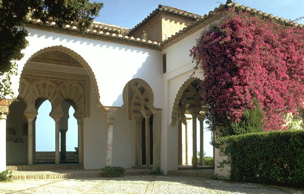 Малага, замок Алькасаба.