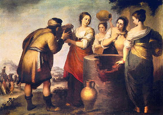 Бартоломе Эстебан Мурильо. Ревекка и Елеазаp.