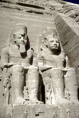 Статуи Рамсеса II, Абу Симбел. Египет.
