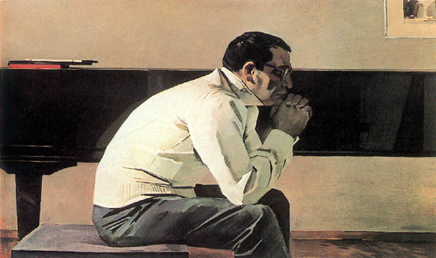 Т. Салахов. Композитор Кара Караев. 1960 г.