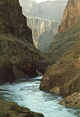Соединённые Штаты Америки. Река Колорадо - Большой Каньон.