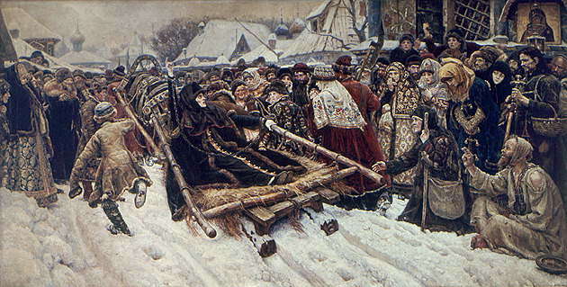 В.И. Суриков. Боярыня Морозова. 1887. Третьяковская галерея.