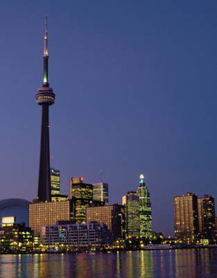 Торонто. Панорама города.