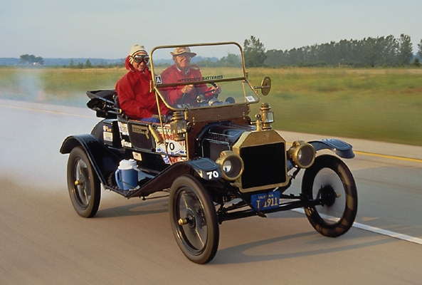 Форд-Т, выпуска 1911 года, одна из самых массовых машин.