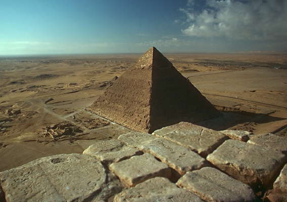 Великая пирамида Хефрена.