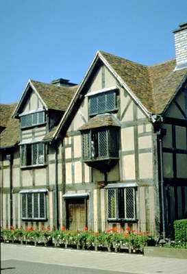 Дом, в котором родился Шекспир. Стратфорд-на-Эйвоне.