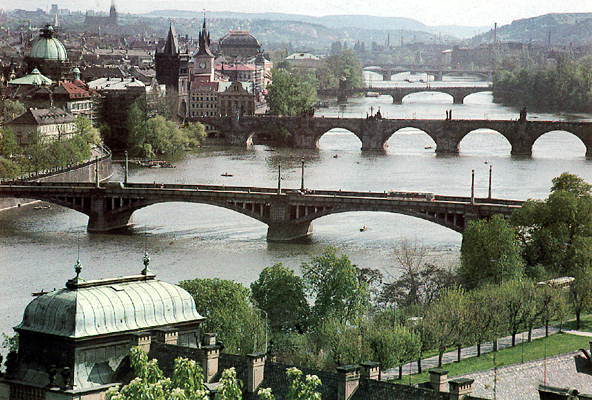 Прага. Мосты через Влтаву.
