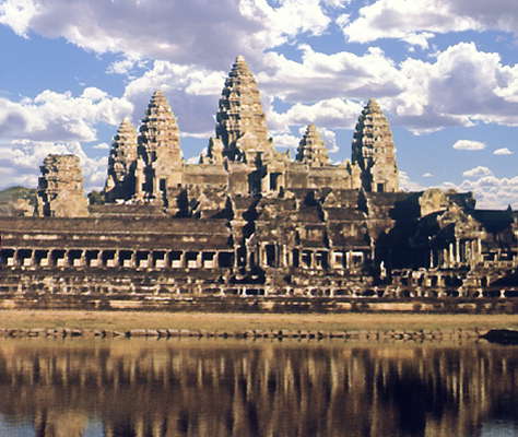 Ангкор. Храм Ангкор-Ват. Общий вид.