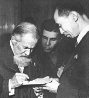 В. А. Обручев на Международном геологическом конгрессе. 1937