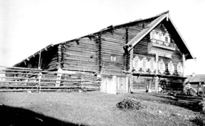Изба в селе Великая Губа, Олонецкой губ. Фото 1912